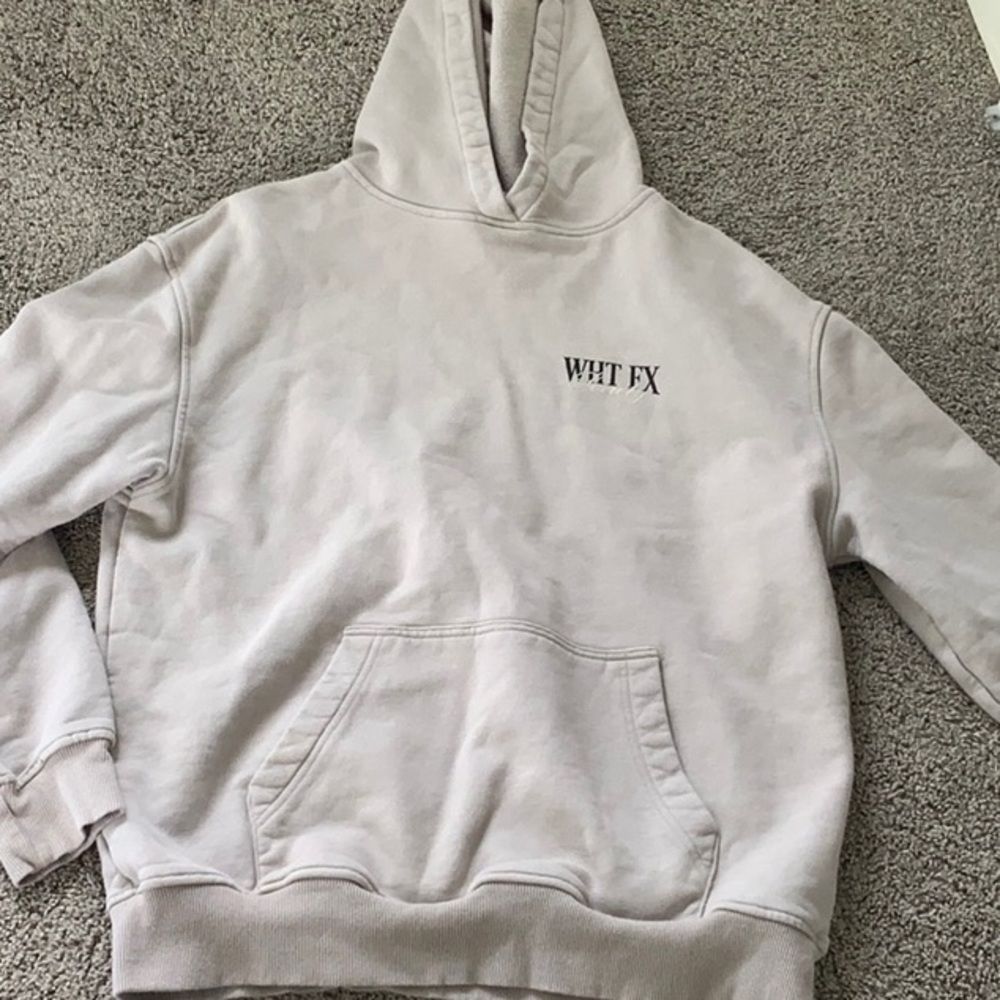 White fox hoodie